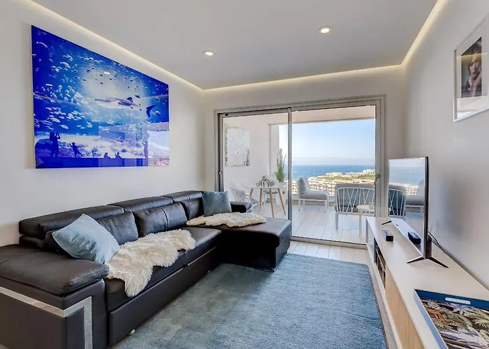 Blue Lagoon - Ocean View Penthouse With Airco & Heated Pool Appartement